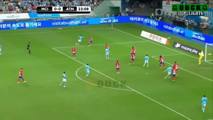 Manchester City vs Atletico Madrid 1-2 Highlights & All Goals - Club Friendly 2023