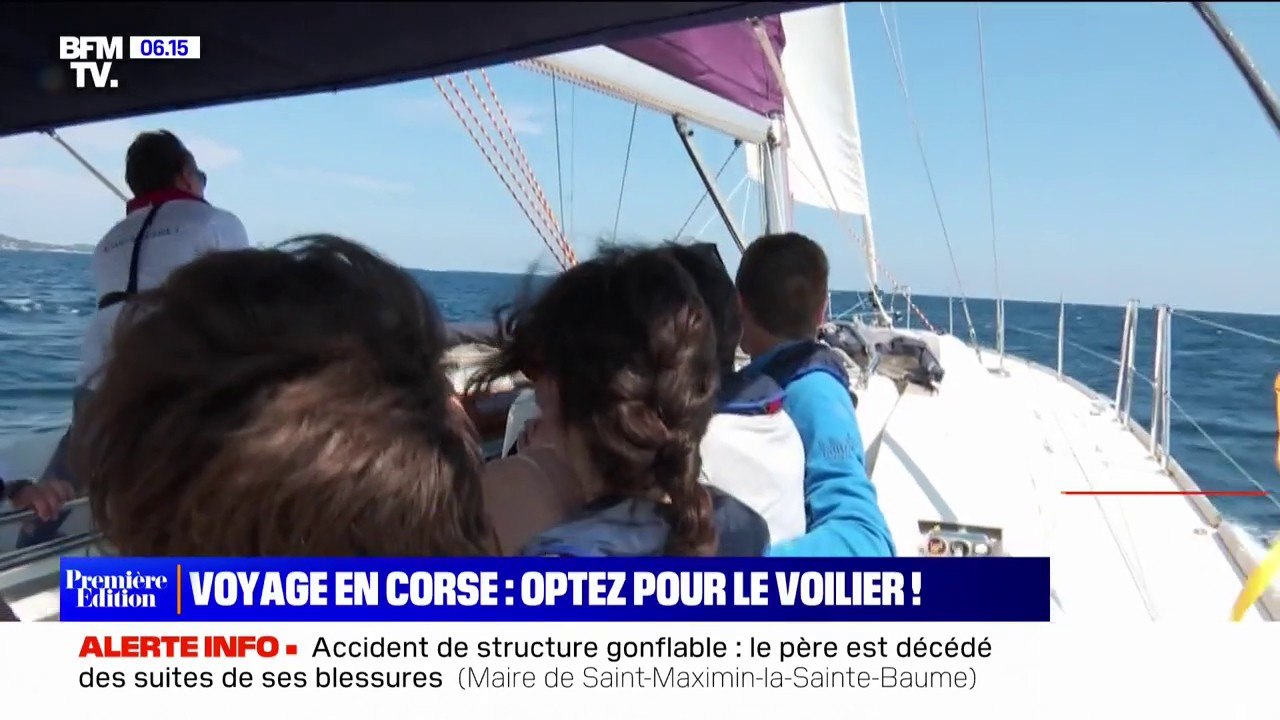 Plus écologique, de plus en plus de voyageurs préfèrent le voilier à l'avion ou au ferry pour se rendre en Corse