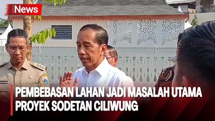Sempat Tersendat, Jokowi Sebut Pembebasan Lahan jadi Masalah Utama Proyek Sodetan Ciliwung