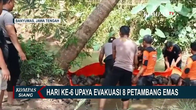 Pencarian Hari ke-6: Titik Lokasi 8 Petambang di Banyumas Terjebak Belum Diketahui