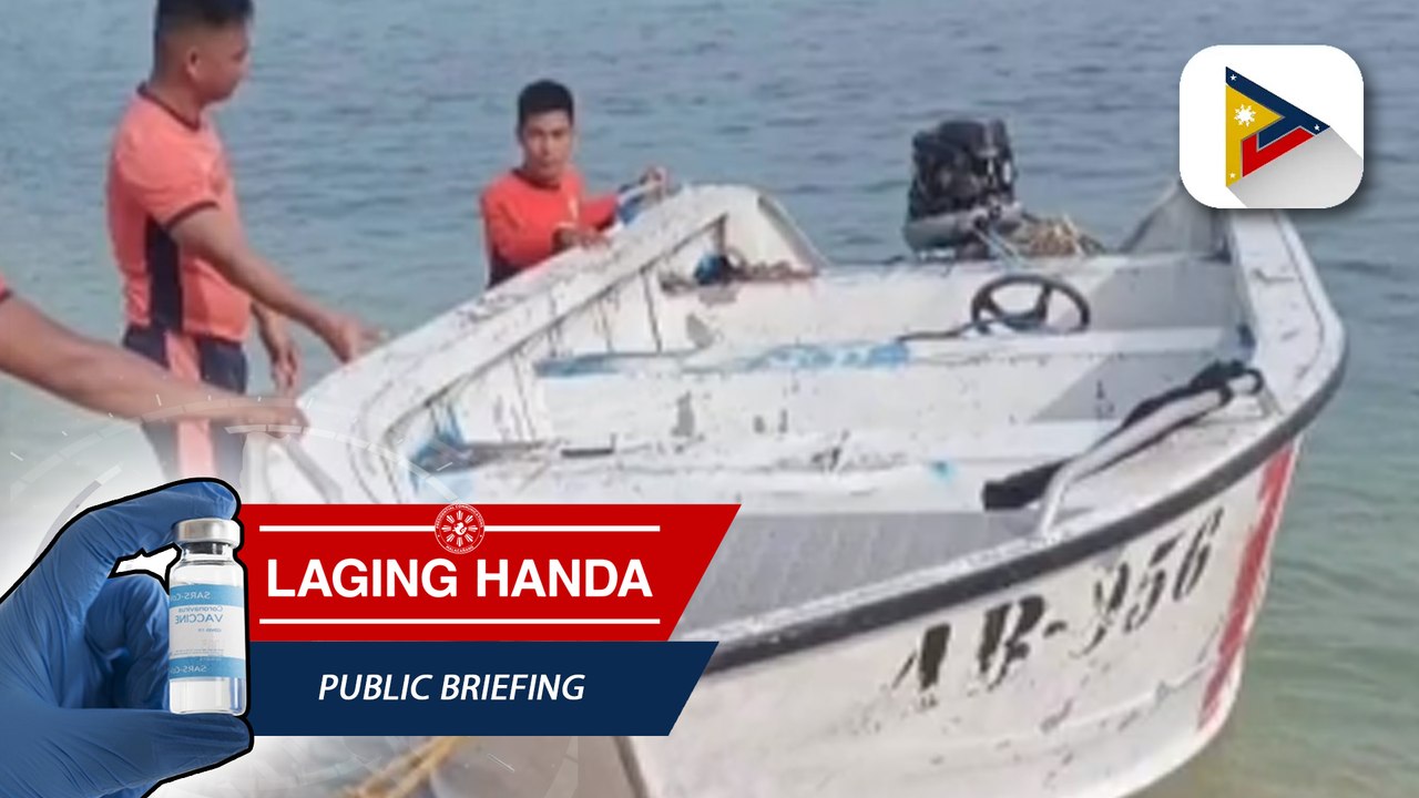 Aluminum boat ng 4 na nawawalang PCG rescuers, natagpuan