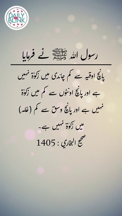 Daily Hadees | Hadees Sharif | Sahih Bukhari 1405 || Daily Blink #shorts #viral