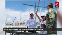 Aeropuerto Internacional de Tulum lleva el 55 por ciento de avance: Mara Lezama