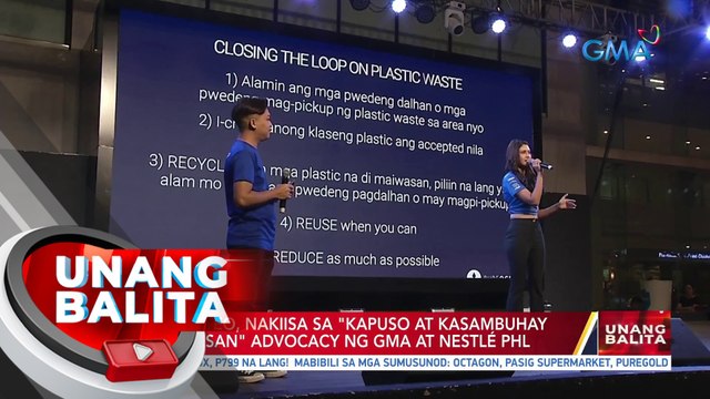 Rabiya Mateo, nakiisa sa 'Kapuso at Kasambuhay ng Kalikasan' advocacy ng GMA at Nestlé PHL | UB