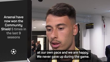 Martinelli feels the 'importance' of winning the Community Shield