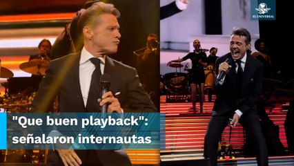 Señalan a Luis Miguel de hacer playback durante su regreso a los escenarios