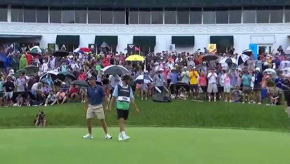 DeChambeau goes wild after completing 58 at LIV Golf