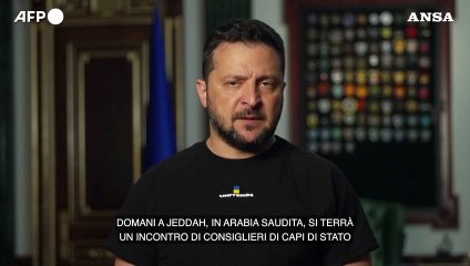 Ucraina, Zelensky: "I colloqui in Arabia Saudita importanti per riportare la pace"