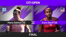 Gauff beats Sakkari to lift first American title