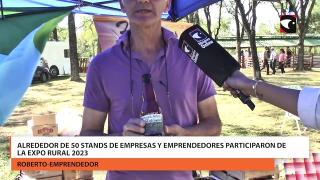 Alrededor de 50 stands de empresas y emprendedores participaron de la Expo Rural 2023