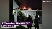 Diduga Korsleting Listrik, Kost-Kostan di Cilincing Jakarta Utara Terbakar
