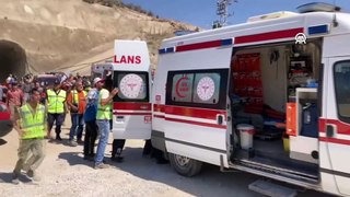 Manisa'da Hızlı Tren Hattının Tünel İnşaatında 2 İşçi Gazdan Etkilendi