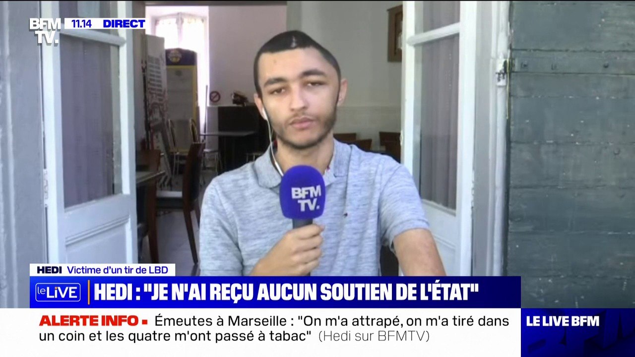 Hedi: "Des violences policières, il y en a toujours eu (...) mais en aucun cas j'en voudrais à l'ensemble des policiers"
