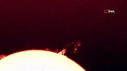 Güneş'te dev patlama! Dünya'nın tam 20 katı