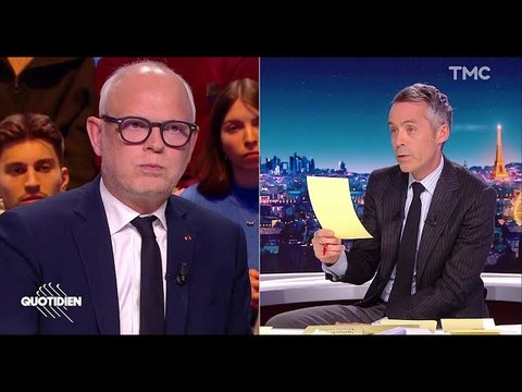 “Je t’aurai bien pété les jambes”, Yann Barthès sèchement recadré par un invité dans Quotidien sur