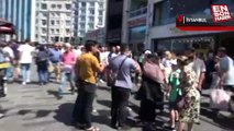 İstiklal Caddesi'nde çocuğunu kaybeden turist büyük panik yaşadı