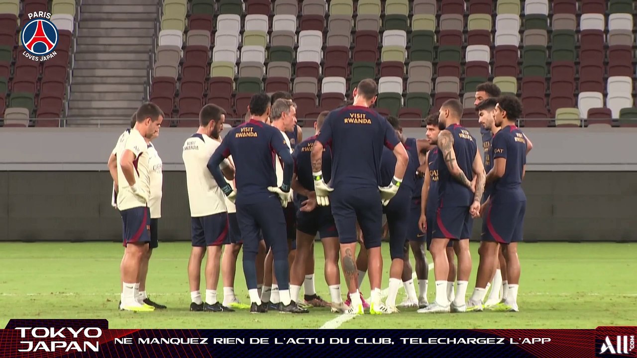 Replay :  Paris Saint-Germain training session live from Tokyo