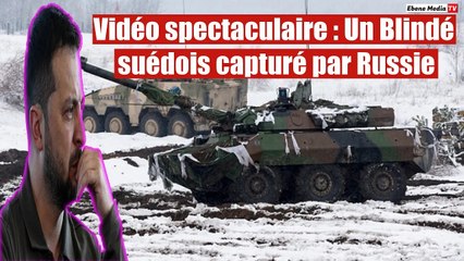 Scène impressionnante : L'armée russe capture un blindé suédois