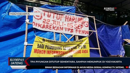 TPA Piyungan Ditutup Sementara, Sampah Menumpuk  di Yogyakarta