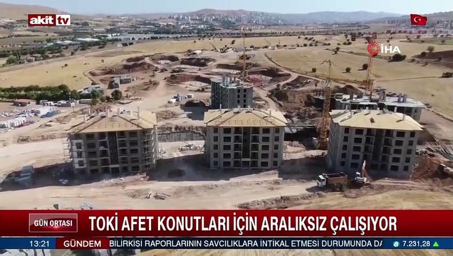 TOKİ afet konutları için aralıksız çalışıyor
