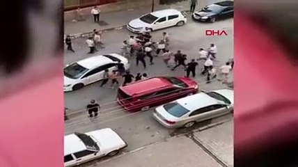 Hatay’da iki grup arasındaki kavga kamerada