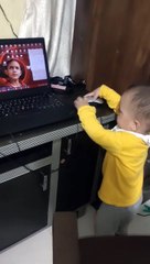 when dad goes out my work start  @BABYMELVIN @funnyvedio @cutebaby_HIGH