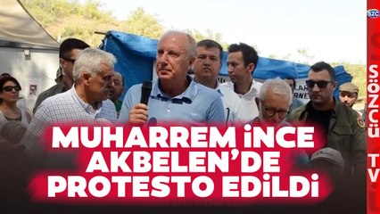 Akbelenliler Muharrem İnce'nin O Hareketini Kabul Etmediler! İnce'yi Konuşturmadılar