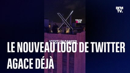 Elon Musk a installé le nouveau logo de Twitter sur l'entreprise, mais il ne plaît pas aux voisins