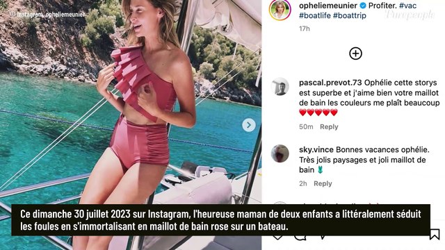 PHOTO Ophélie Meunier se dévoile dans un maillot de bain très original, sublime dans un cadre époustouflant