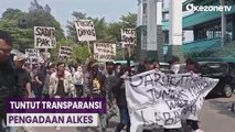 Tuntut Transparansi Pengadaan Alkes di Dinas Kesehatan, Ratusan Orang Gelar Demonstrasi di Sukabumi