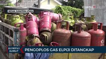 Polisi Gerebek Gudang Pengoplos LPG di Medan