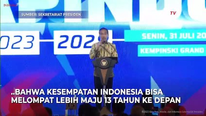 Jokowi Ungkap Bisikan Lembaga Internasional Soal Prediksi Kemajuan Indonesia
