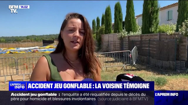 Entendre la maman crier pour sa fille et le père, c'était horrible : une voisine témoigne après l'accident de structure gonflable qui a causé la mort d'une personne