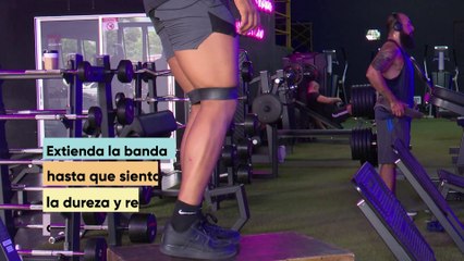 Entrenamiento con ligas enfocado en piernas