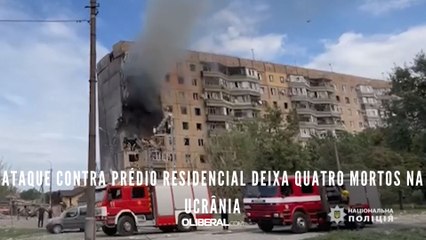 Ataque contra prédio residencial deixa quatro mortos na Ucrânia