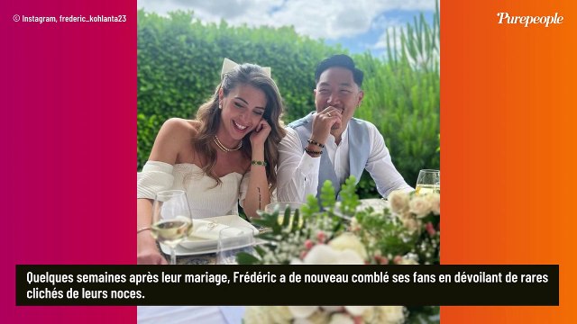 Frédéric (Koh-Lanta) marié : son épouse Marine ravissante dans un ensemble original et épaules nues !
