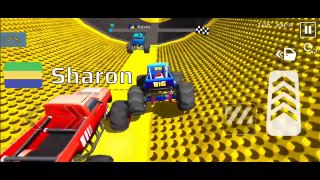 Monster Truck Stunt Racing - Extreme Monster Truck Mega Ramp Impossible Driver - Android GamePlay