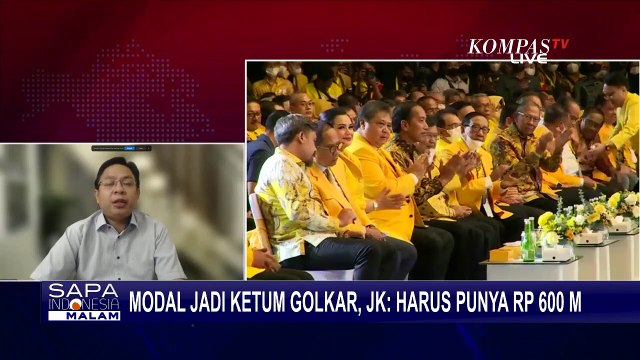 JK Sebut Modal Jadi Ketum Golkar Rp600 Miliar, Pengamat: Jangan-Jangan Buat Suap Peserta Kongres