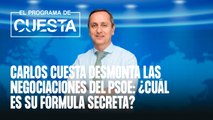 Carlos Cuesta desmonta las negociaciones del PSOE: ¿Cuál es su fórmula secreta?