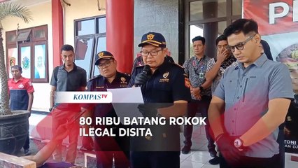 Rokok Ilegal di Blitar Disita, Negara Jadi Rugi Segini
