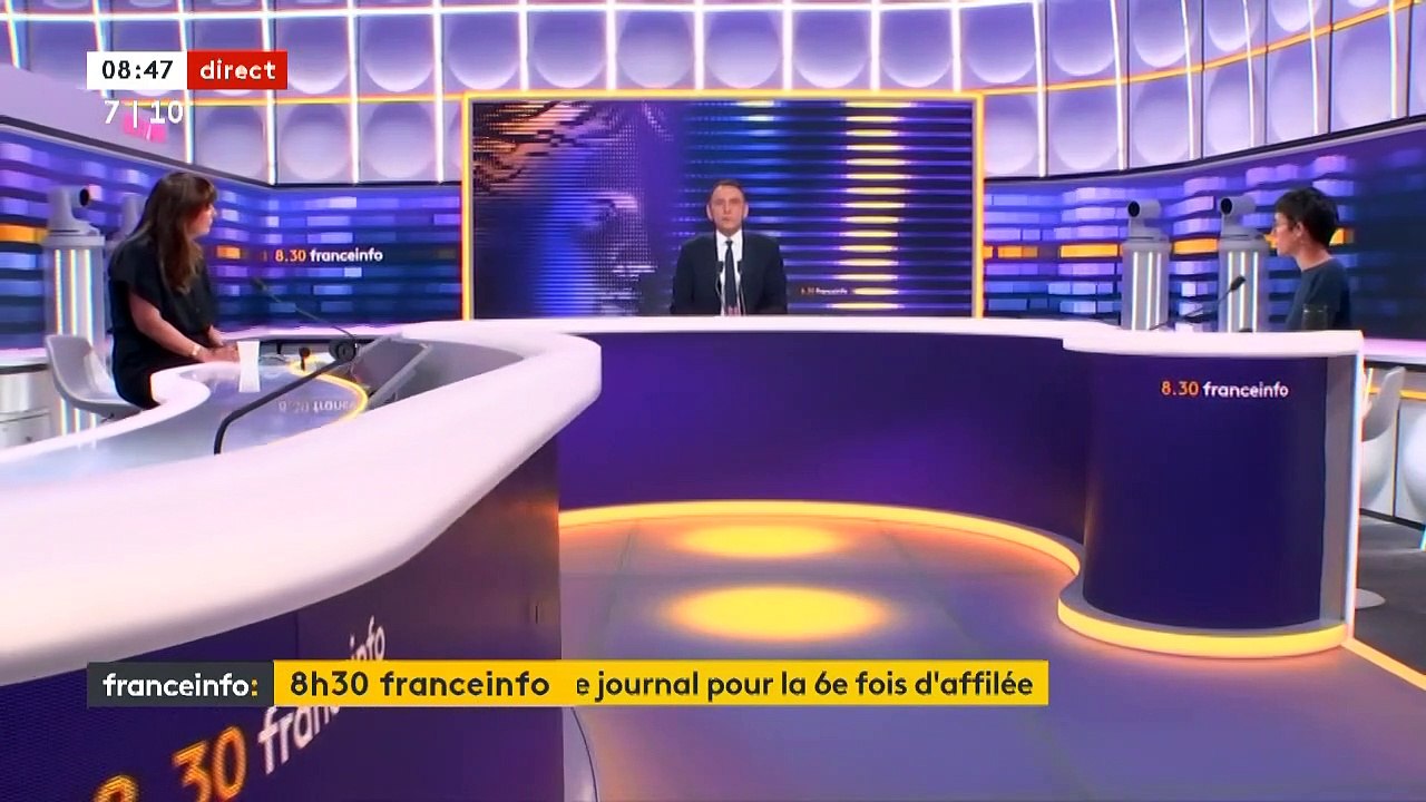 "Vous êtes invité ce matin" : Laurent Jacobelli recadré sur franceinfo alors qu'il dénonce "une tendance à la gauche" des médias du service public