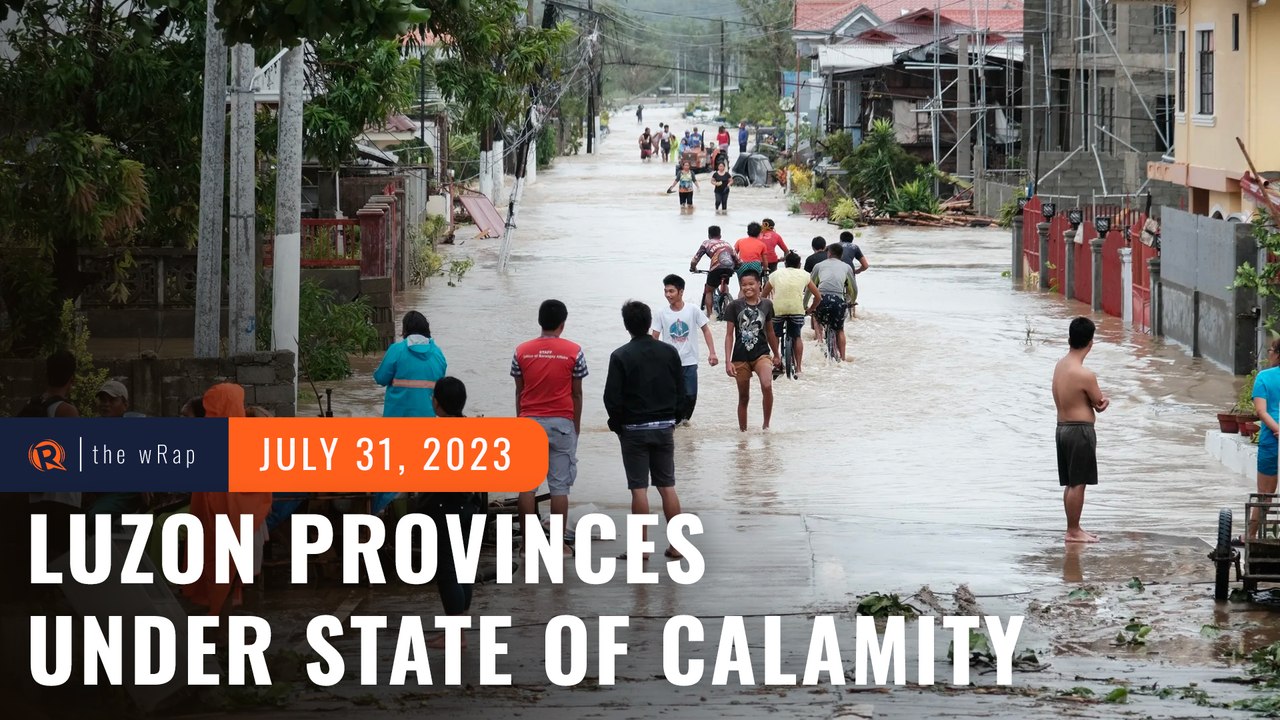 Areas under state of calamity due to Typhoon Egay, southwest monsoon