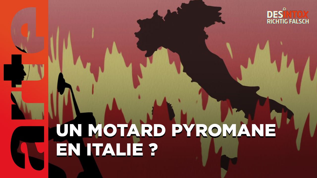 Les incendies en Italie dus à un pyromane en scooter ?