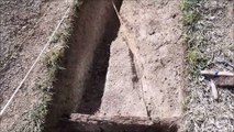 Steyning Rifle Range excavations at the 200 yard firing point July 28 2023