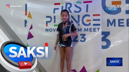 Zia Dantes, wagi ng 6 medals sa swimming competition | Saksi