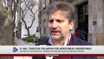 31 MIL TURISTAS VOLARON POR AEROLÍNEAS ARGENTINAS