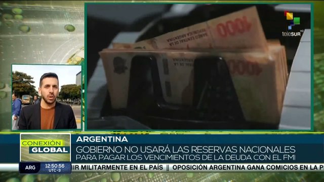 Argentina: Gobierno afirma que no usará las reservas nacionales para pagar deuda al FMI
