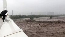 Lluvias en el norte de China dejan dos fallecidos y 100.000 evacuados 1/3