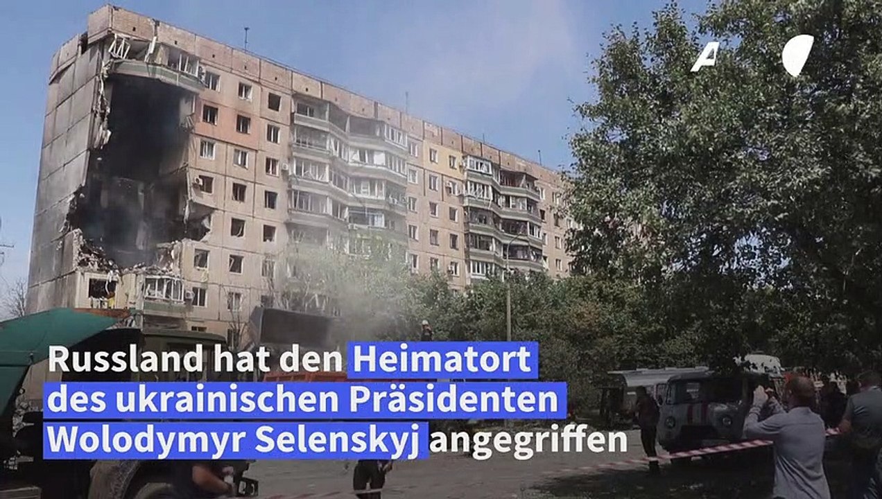 Angriff auf Heimatort von Selenskyj - mindestens sechs Tote