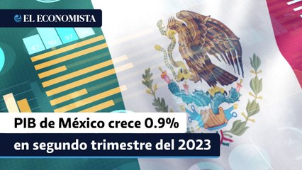 El PIB de México reduce su ritmo de crecimiento a 0.9% en el segundo trimestre
